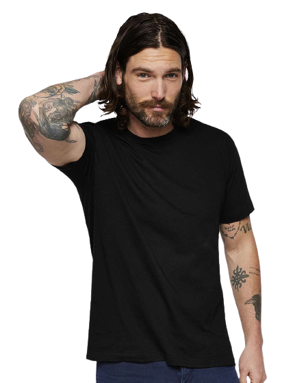 Unisex Fine Jersey T-Shirt - Black