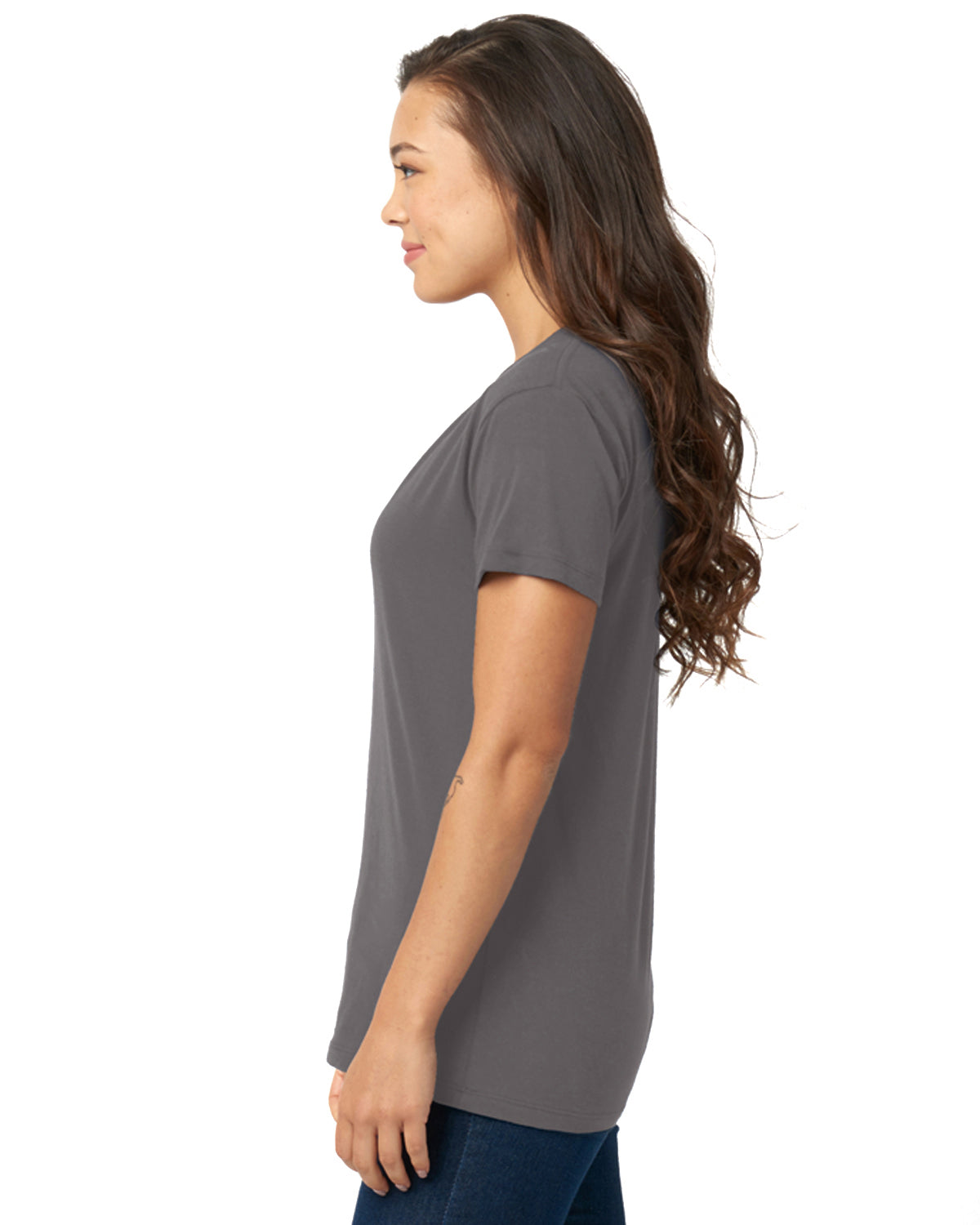 Women's Relaxed V-Neck T-Shirt - Heavy Metal