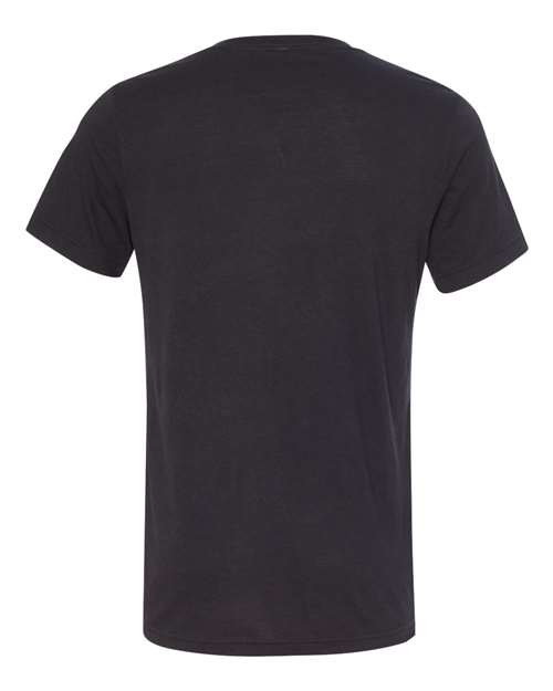 BELLA + CANVAS 3415 Solid Black Triblend — back