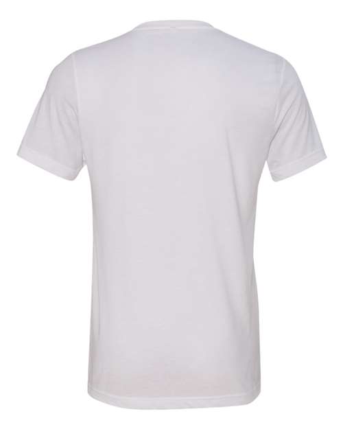BELLA + CANVAS 3415 Solid White Triblend — back