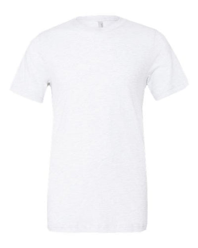 BELLA + CANVAS 3413 Solid White Triblend — front