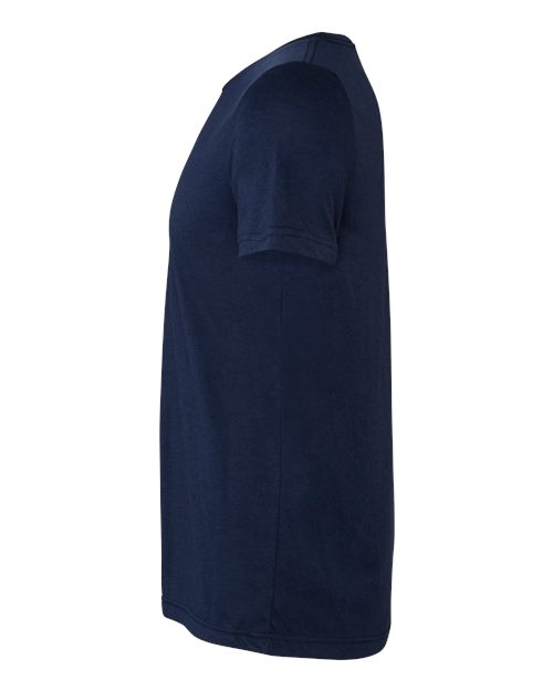 BELLA + CANVAS 3413 Solid Navy Triblend — direct side