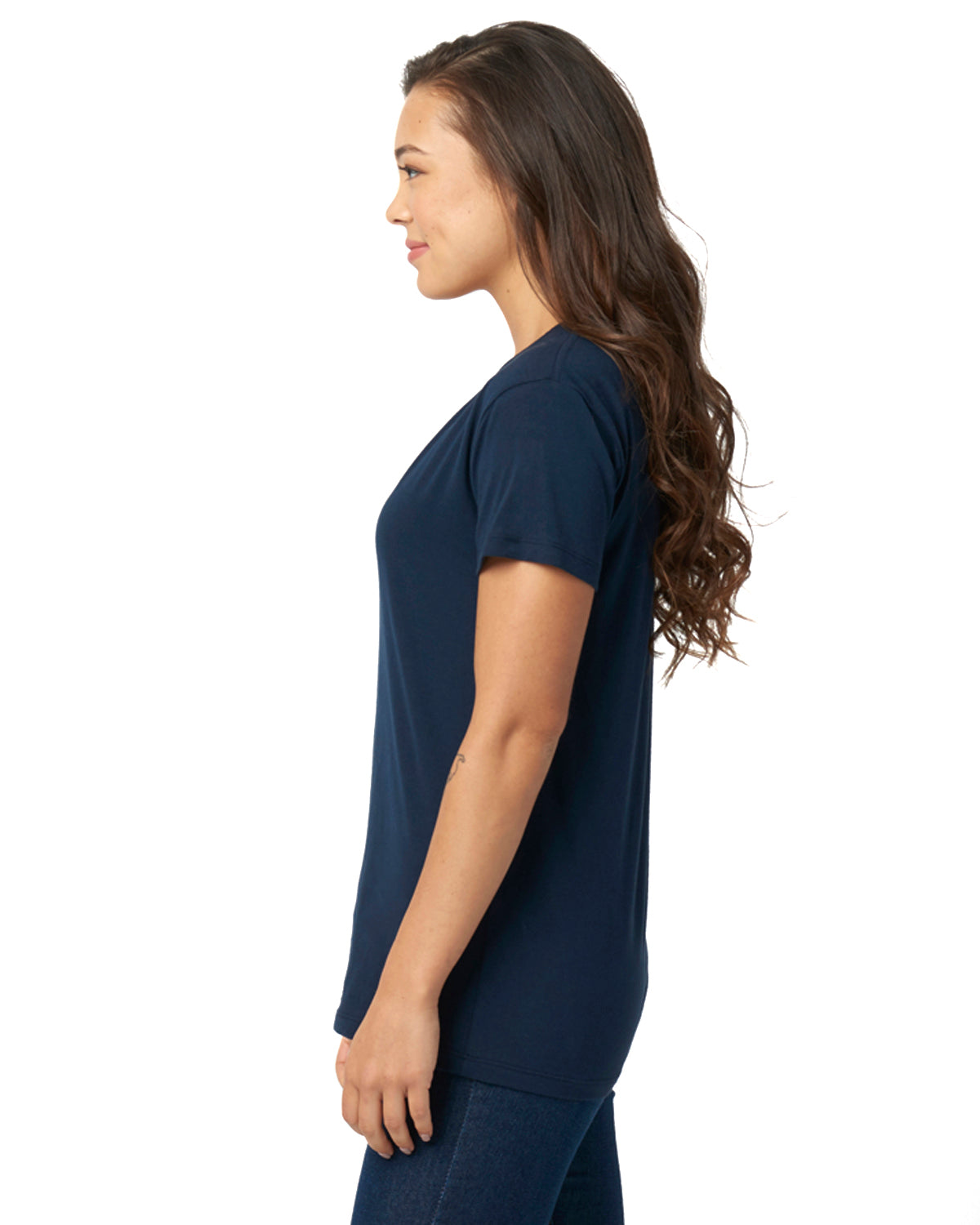 Women's Relaxed V-Neck T-Shirt - Midnight Navy