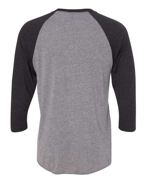 Next Level 6051 Vintage Black Sleeves/ Premium Heather Body — back