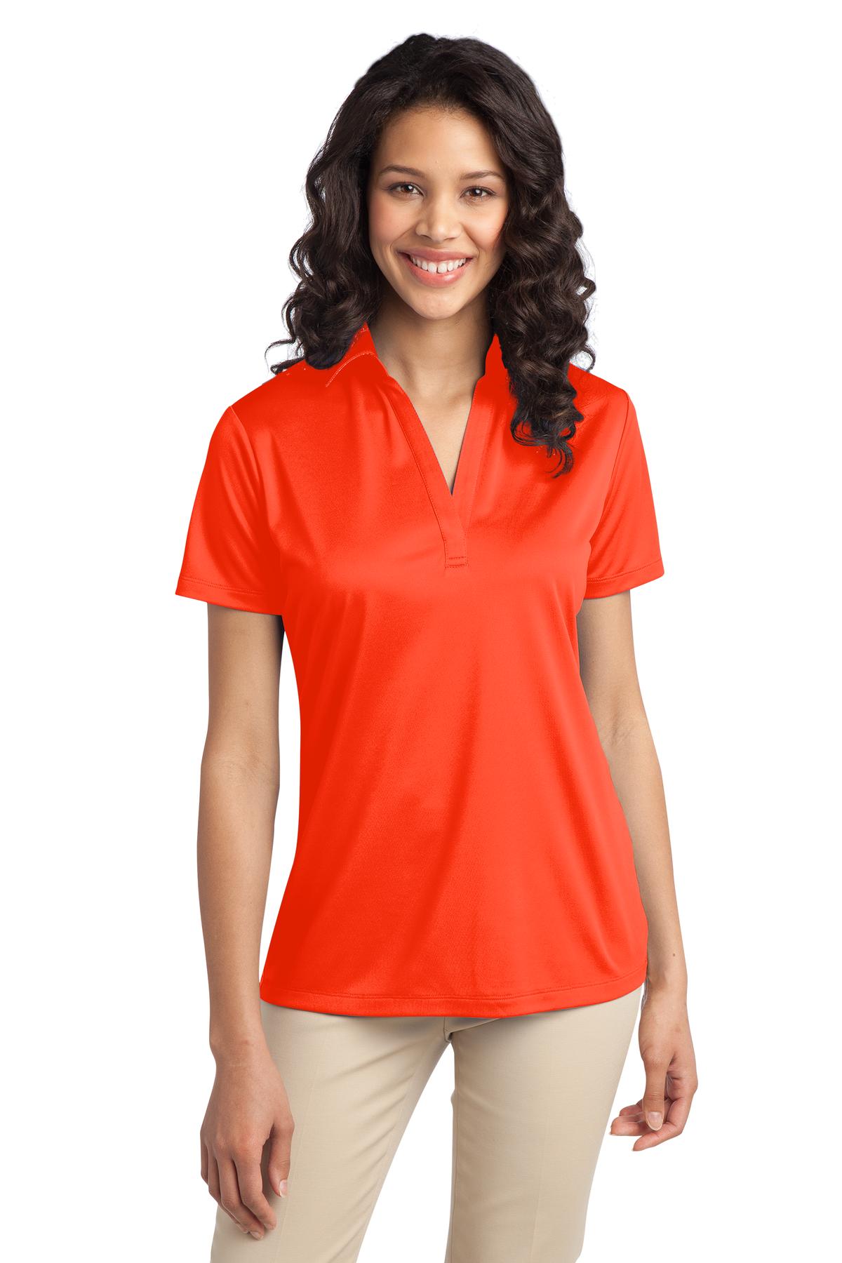 Women's Silk Touch Performance Polo - Neon Orange