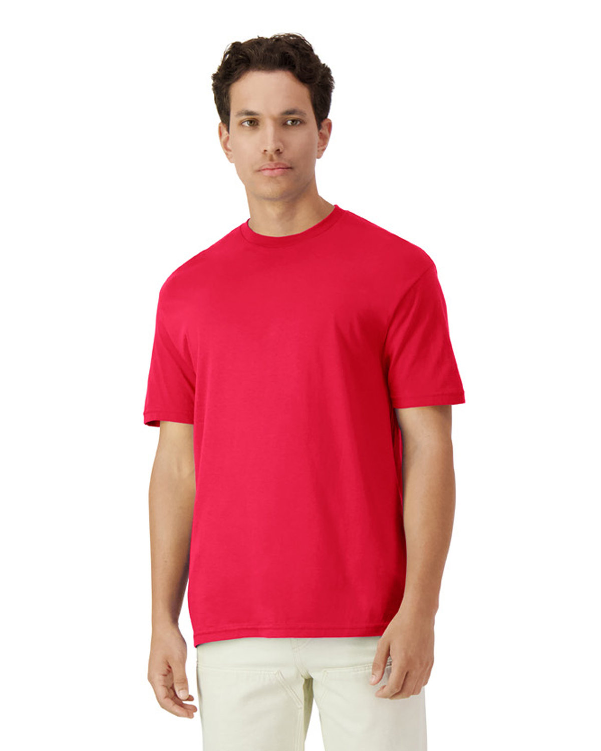 Light Cotton T-Shirt - Red