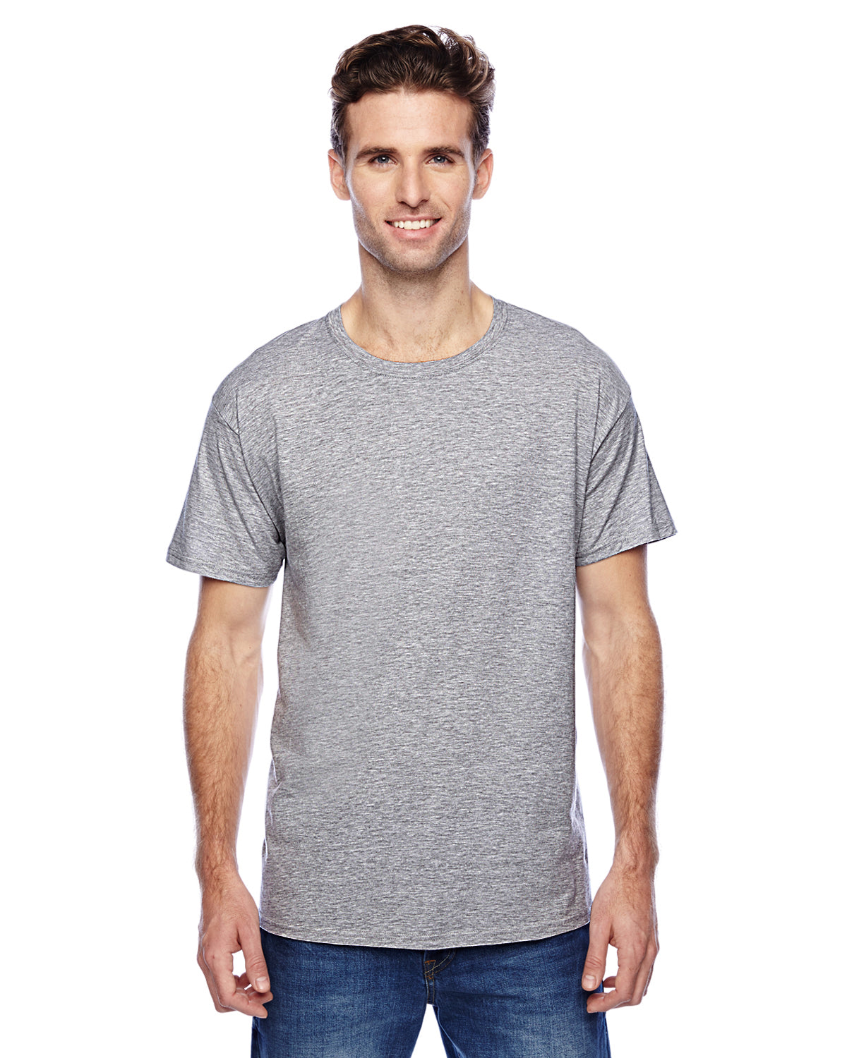 Unisex CVC X-Temp® Performance T-Shirt - Light Steel