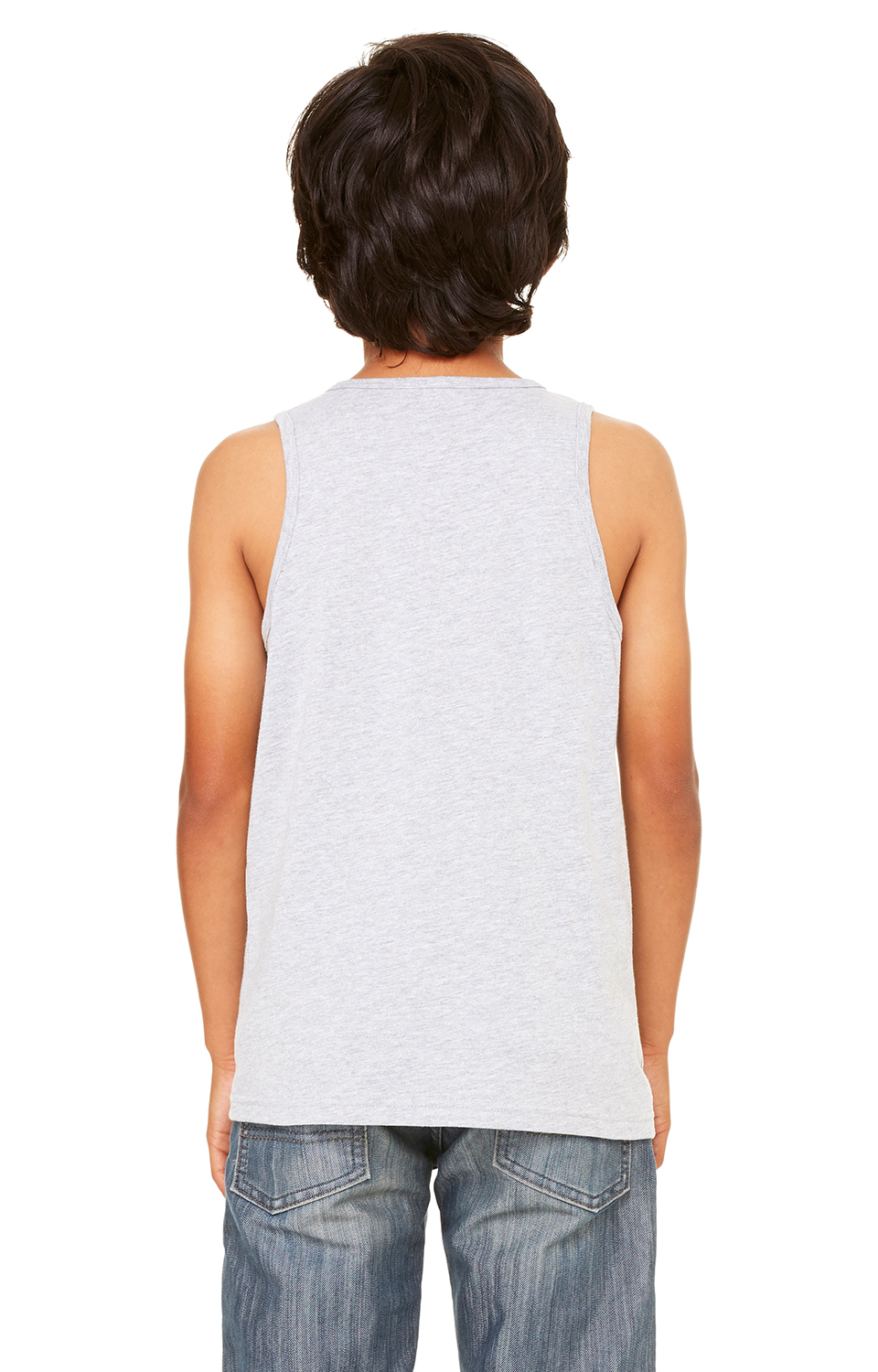 Youth Heather CVC Tank - Heather Athletic