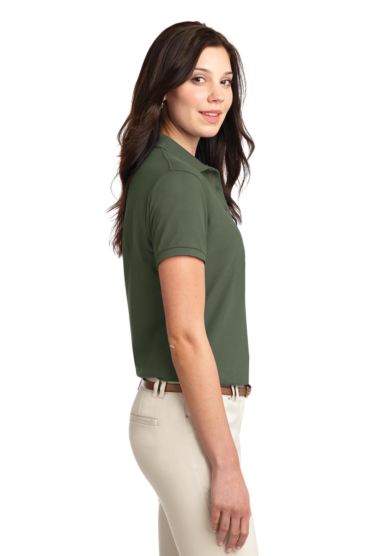 Women's Silk Touch Polo - Clover Green