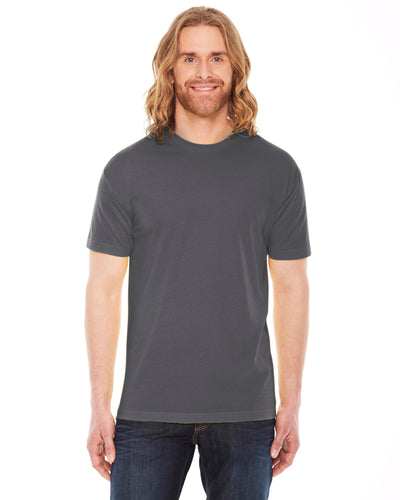 Unisex Poly-Cotton USA Made Crewneck T-Shirt - Asphalt