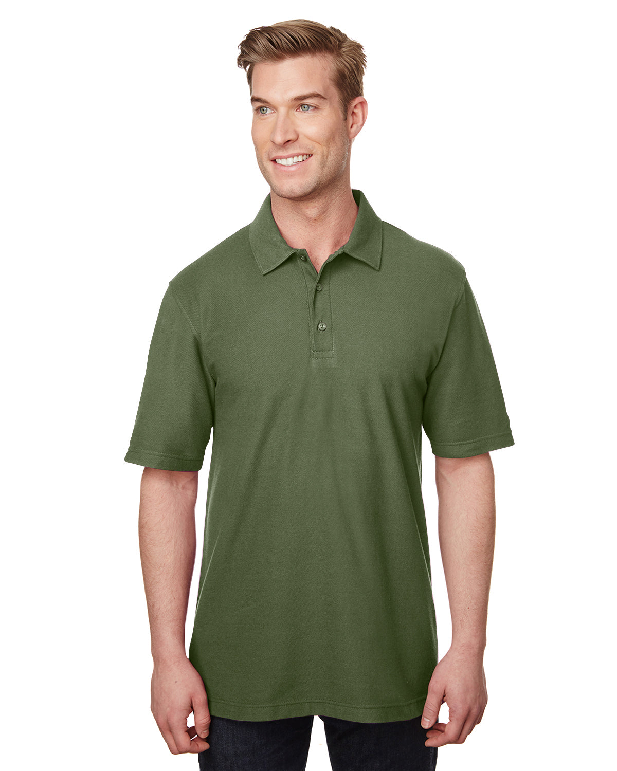Dryblend�� Unisex CVC Polo - Military Green