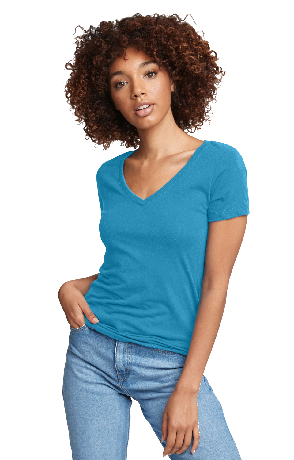 Women's 'Junior fit' Ideal V - Turquoise