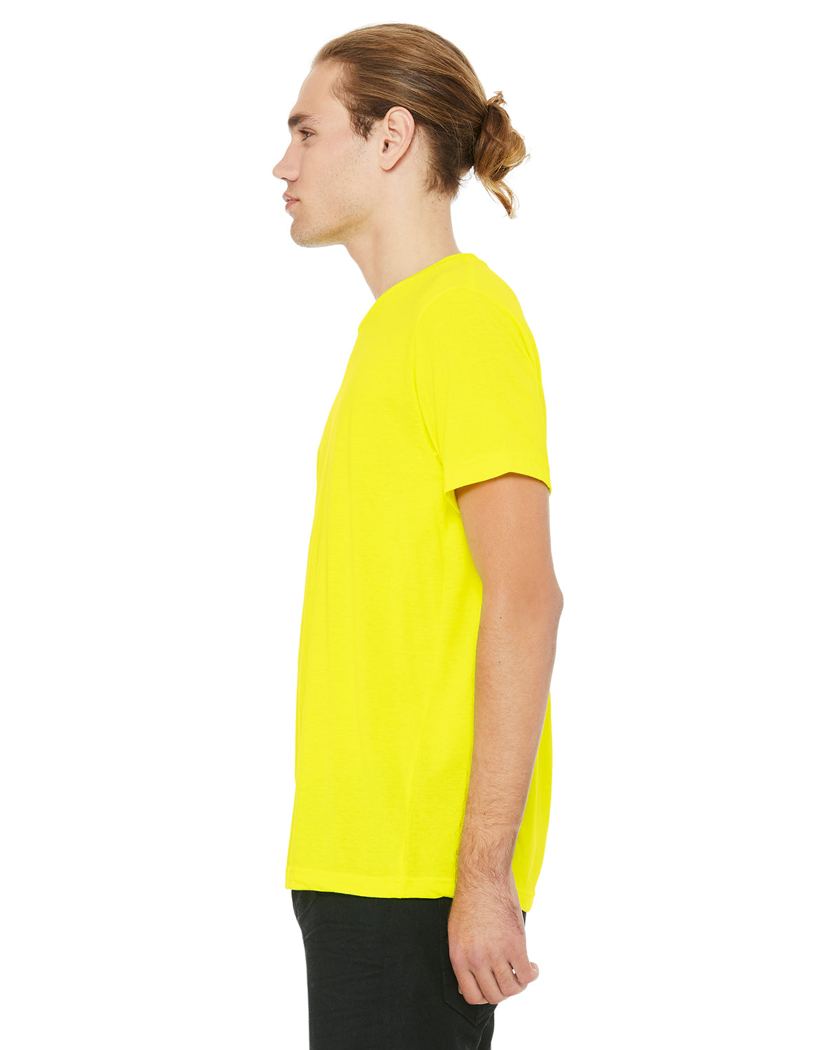 Unisex Poly-Cotton Short-Sleeve T-Shirt - Neon Yellow