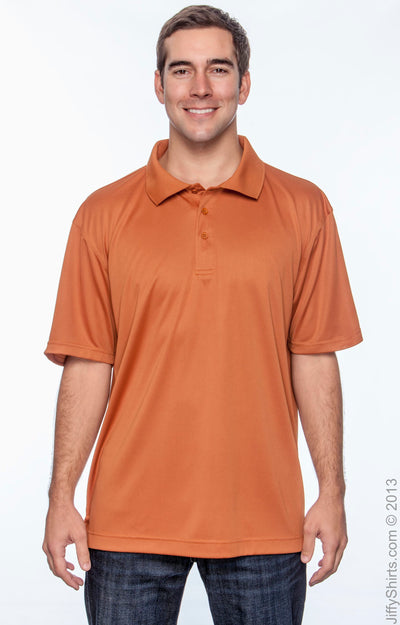 Men's Polytech Polo - Texas Orange