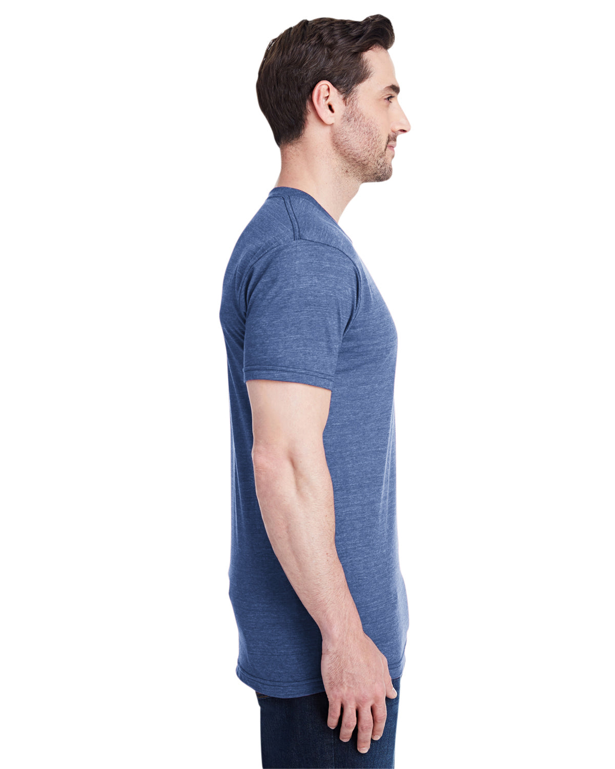 Unisex Triblend T-Shirt - Tri Denim