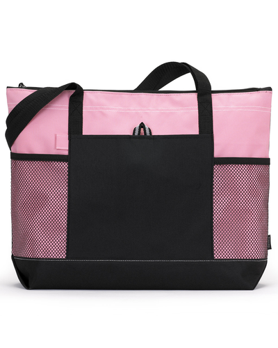 Select Zippered Tote - Peony Pink