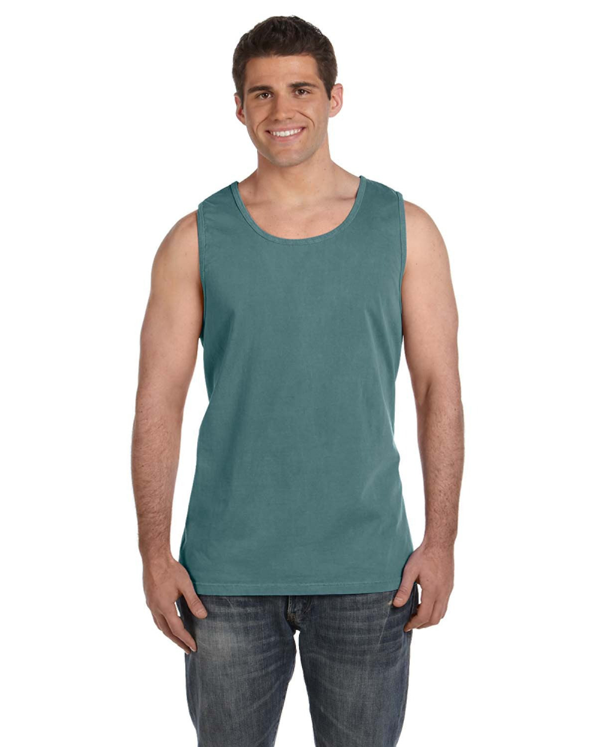 Unisex Heavyweight RS Tank - Blue Spruce