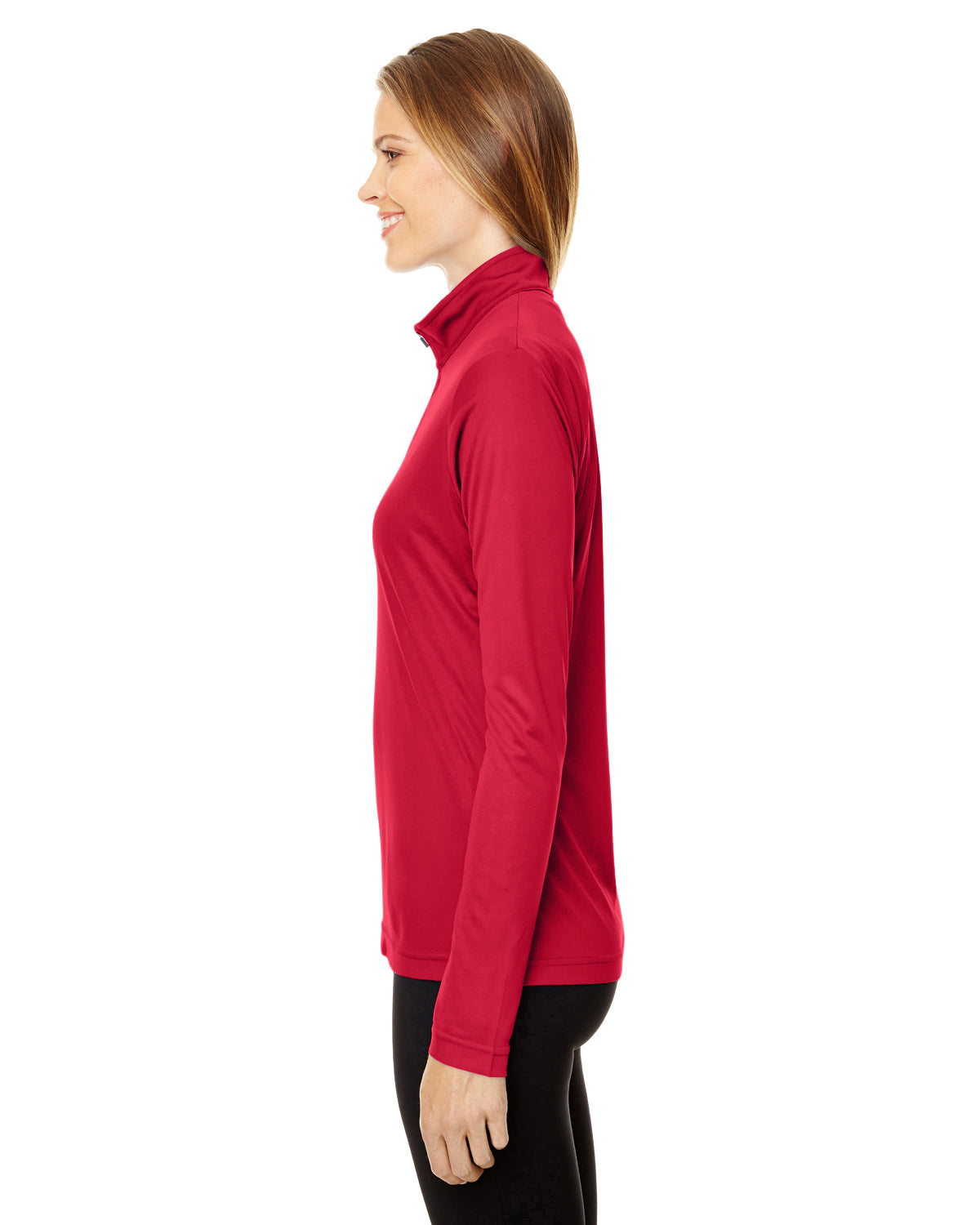 Women's Zone Performance Quarter-Zip - Sport Red