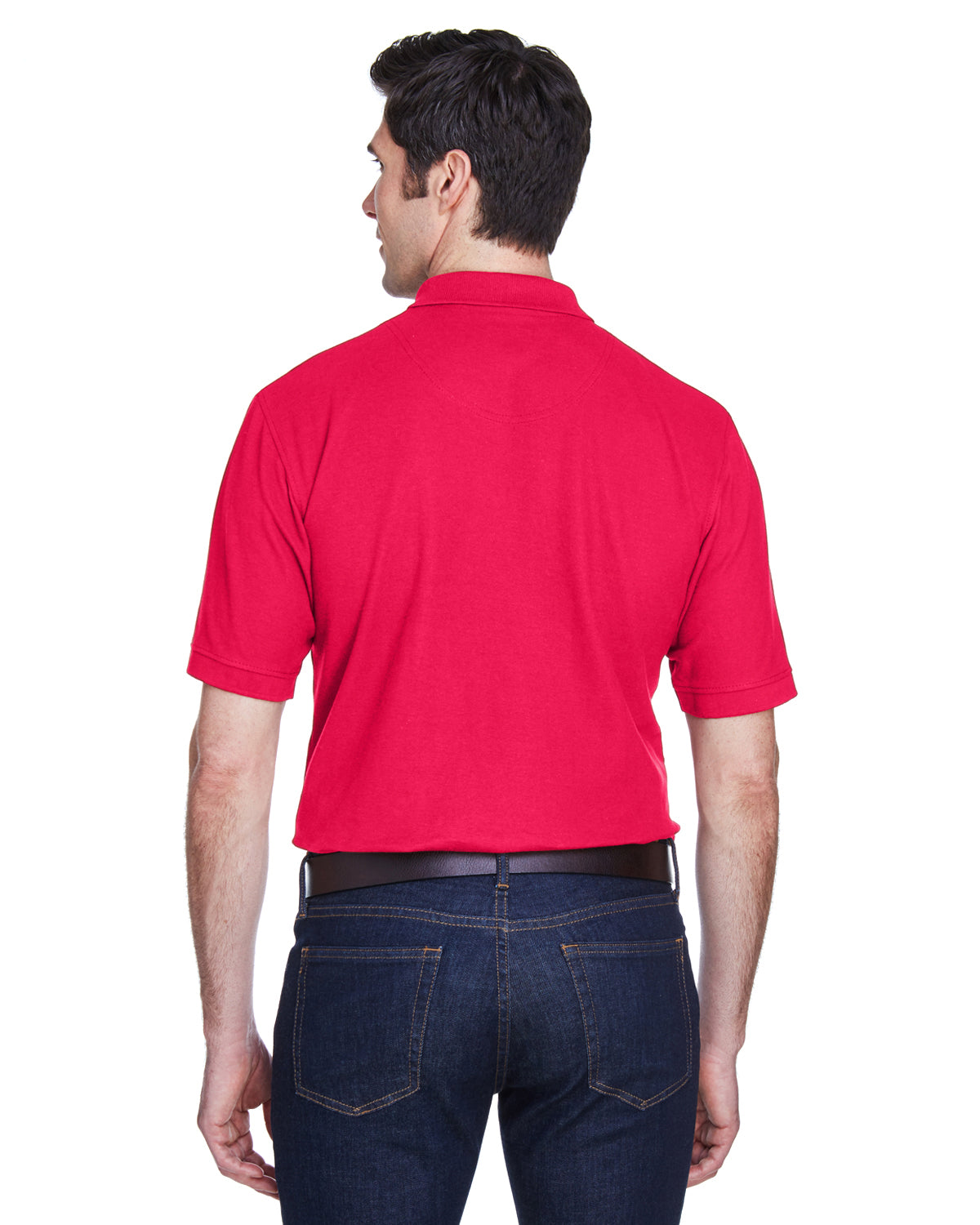 Men's Whisper Piqué Polo - Red