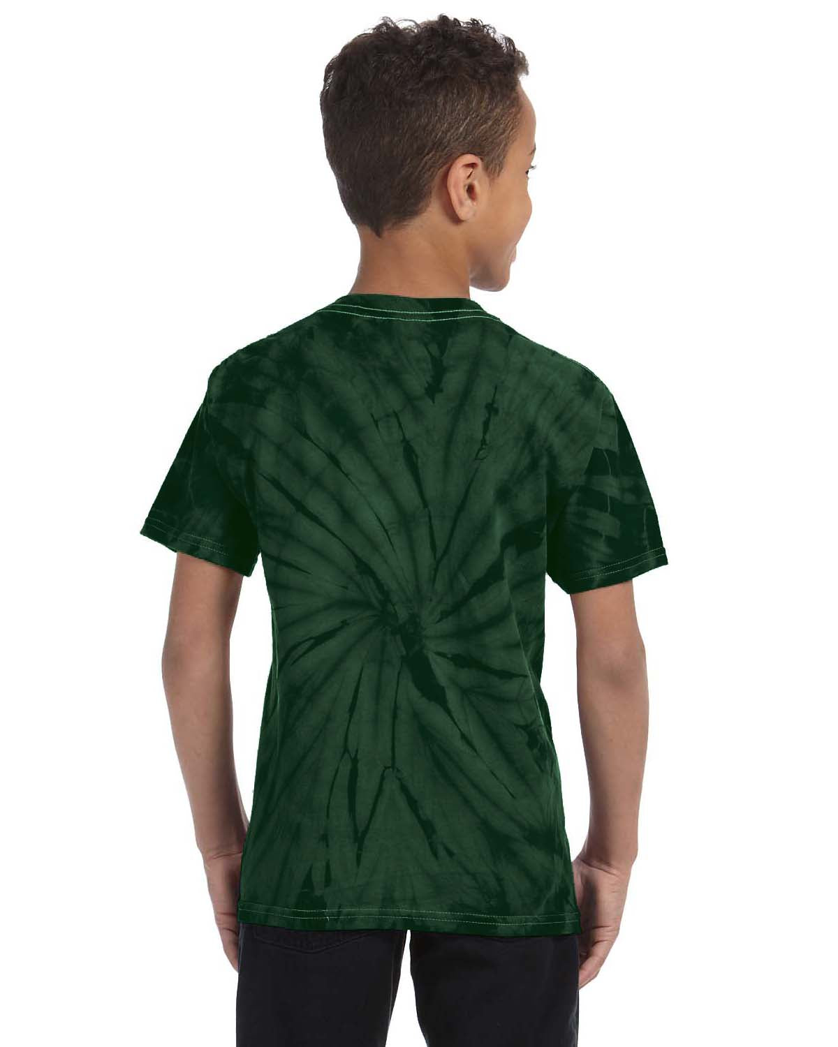 Youth 100% Cotton Spider T-Shirt - Spider Green