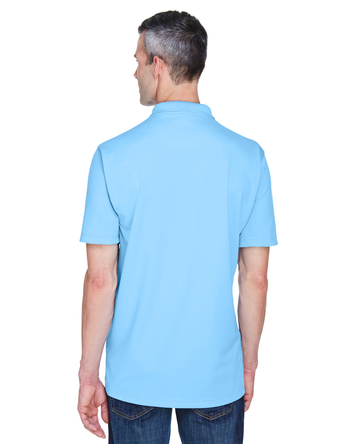 Men's Cool & Dry Stain-Release Performance Polo - Columbia Blue
