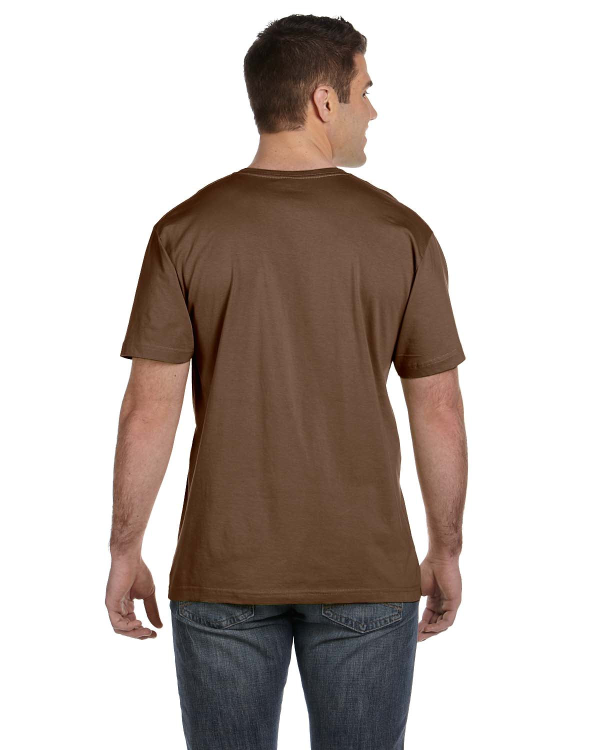 Unisex Fine Jersey T-Shirt - Brown