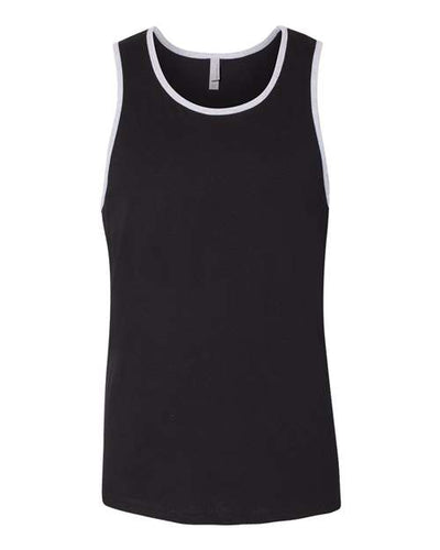 Next Level 3633 Black/ Heather Grey — front