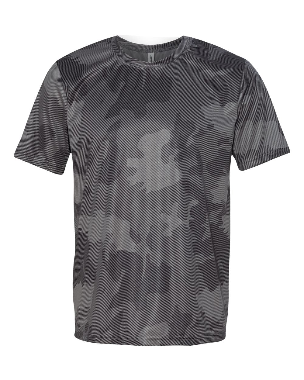Unisex Performance Short-Sleeve T-Shirt - Sport Graphite Laser Camo