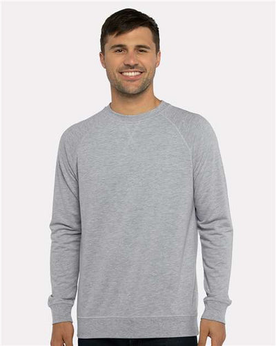 Next Level 9000 Heather Grey — on model front