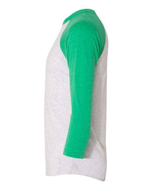 Next Level 6051 Envy Sleeves/ Heather White Body — direct side