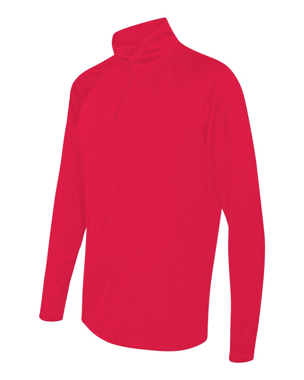 Unisex Quarter-Zip Lightweight Pullover - Sport Red