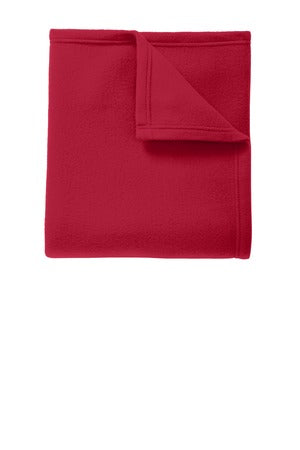 Core Fleece Blanket - Rich Red