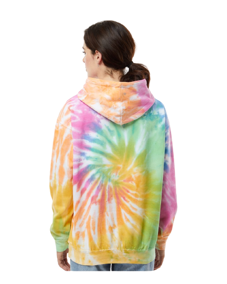 Unisex Tie-Dyed Pullover Hoodie - Eternity