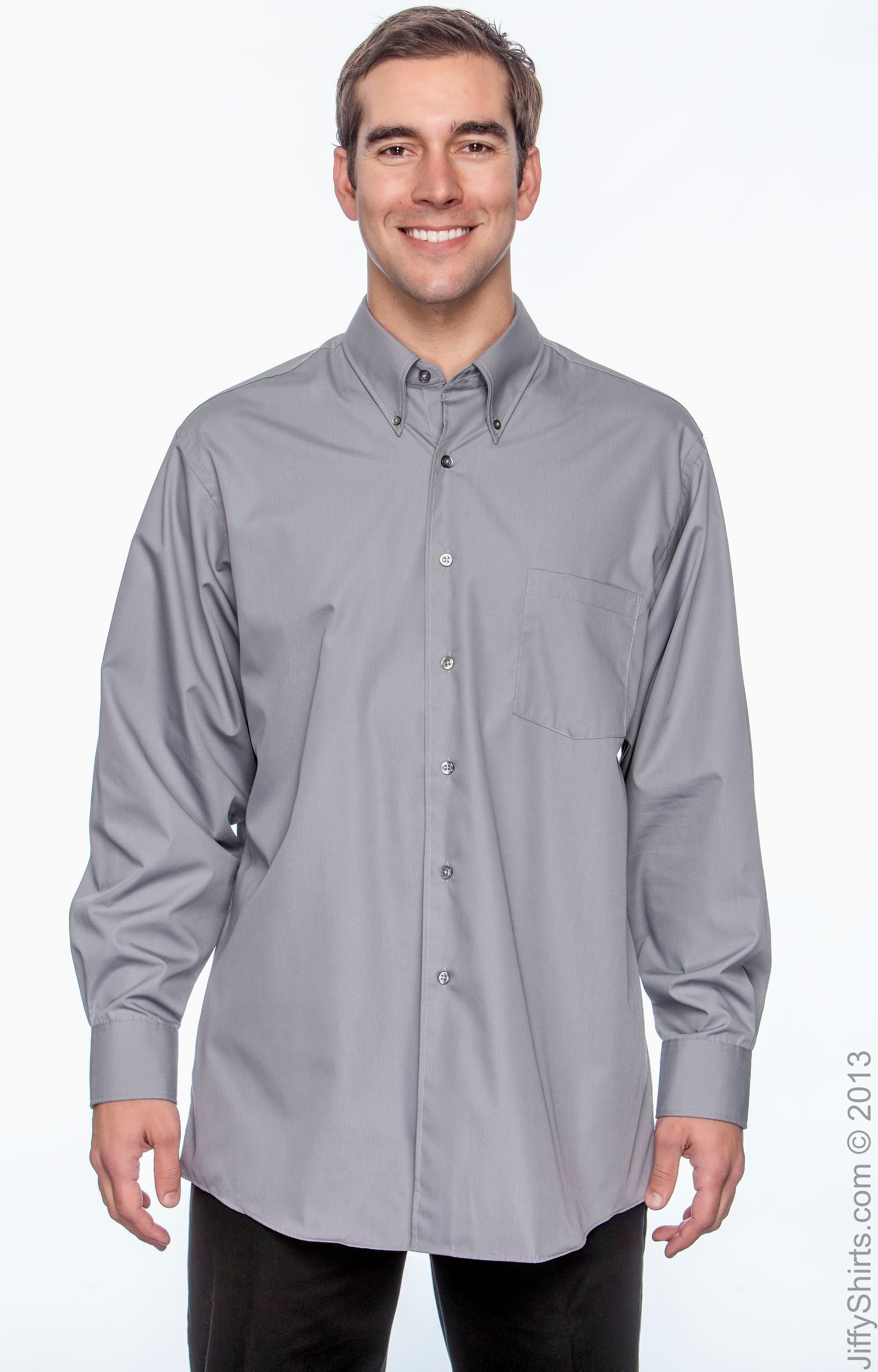 Silky Poplin Shirt - Slate