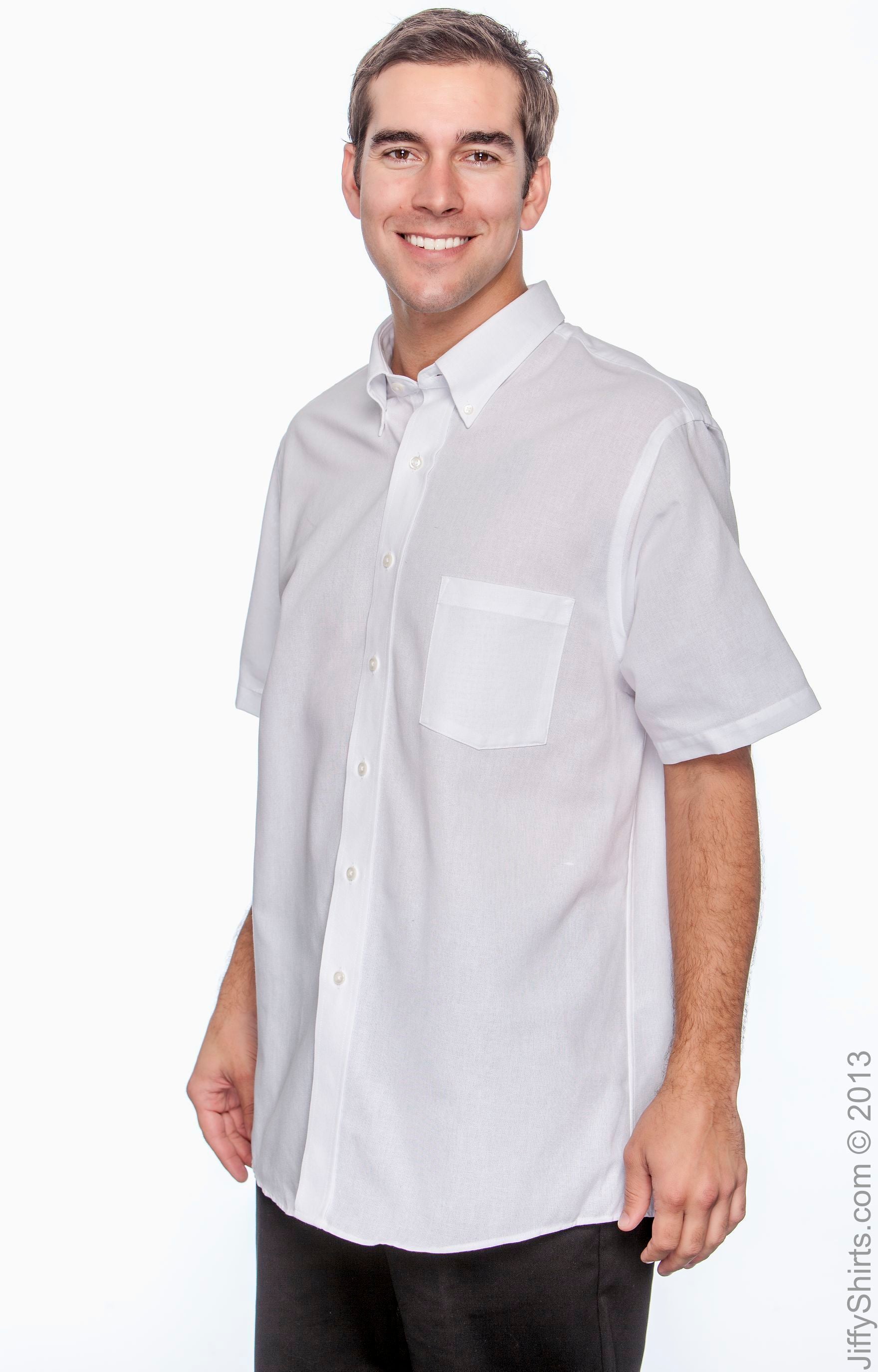 Men's Classic Short-Sleeve Oxford - White