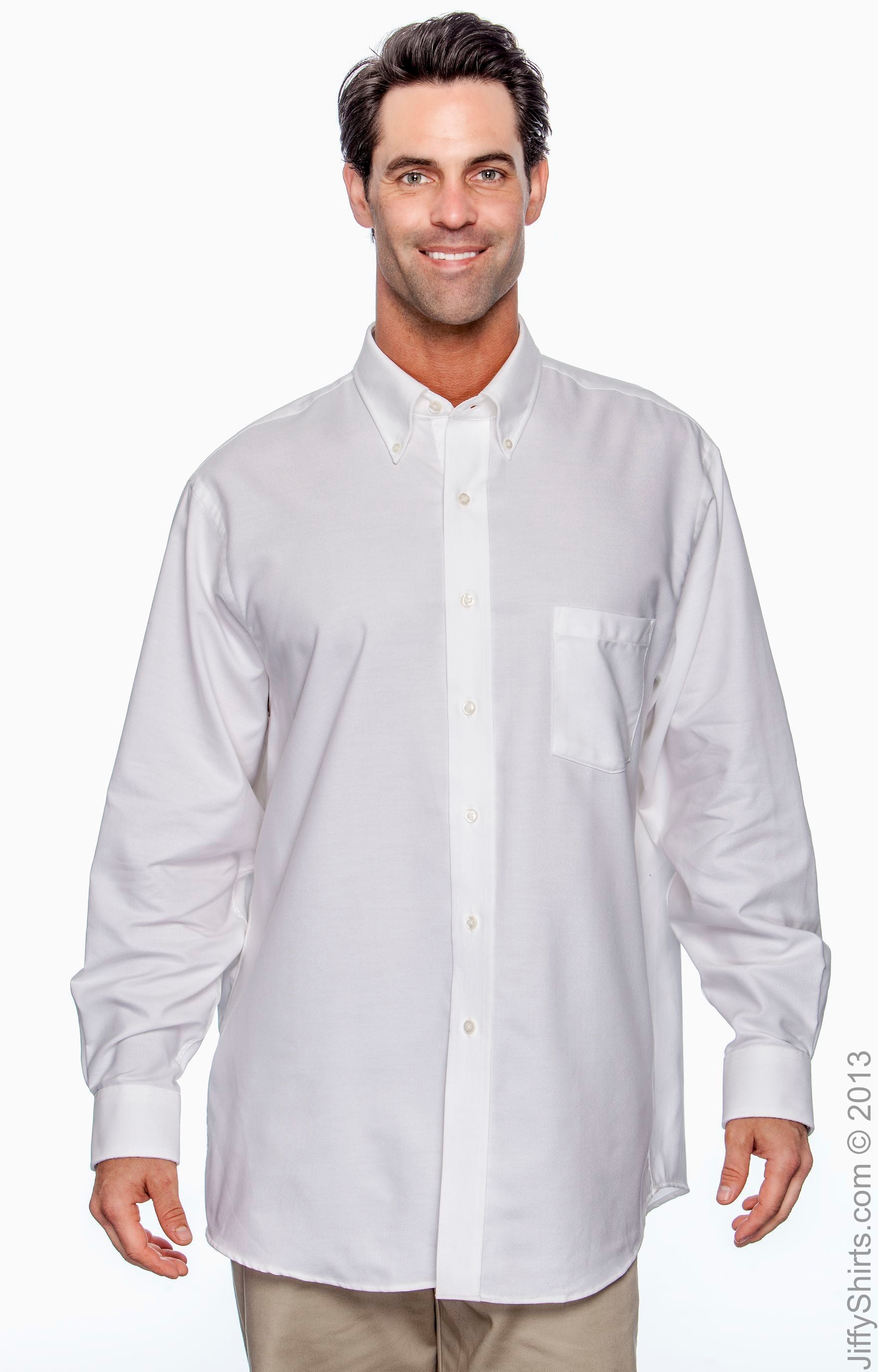 Men's Classic Long-Sleeve Oxford - White