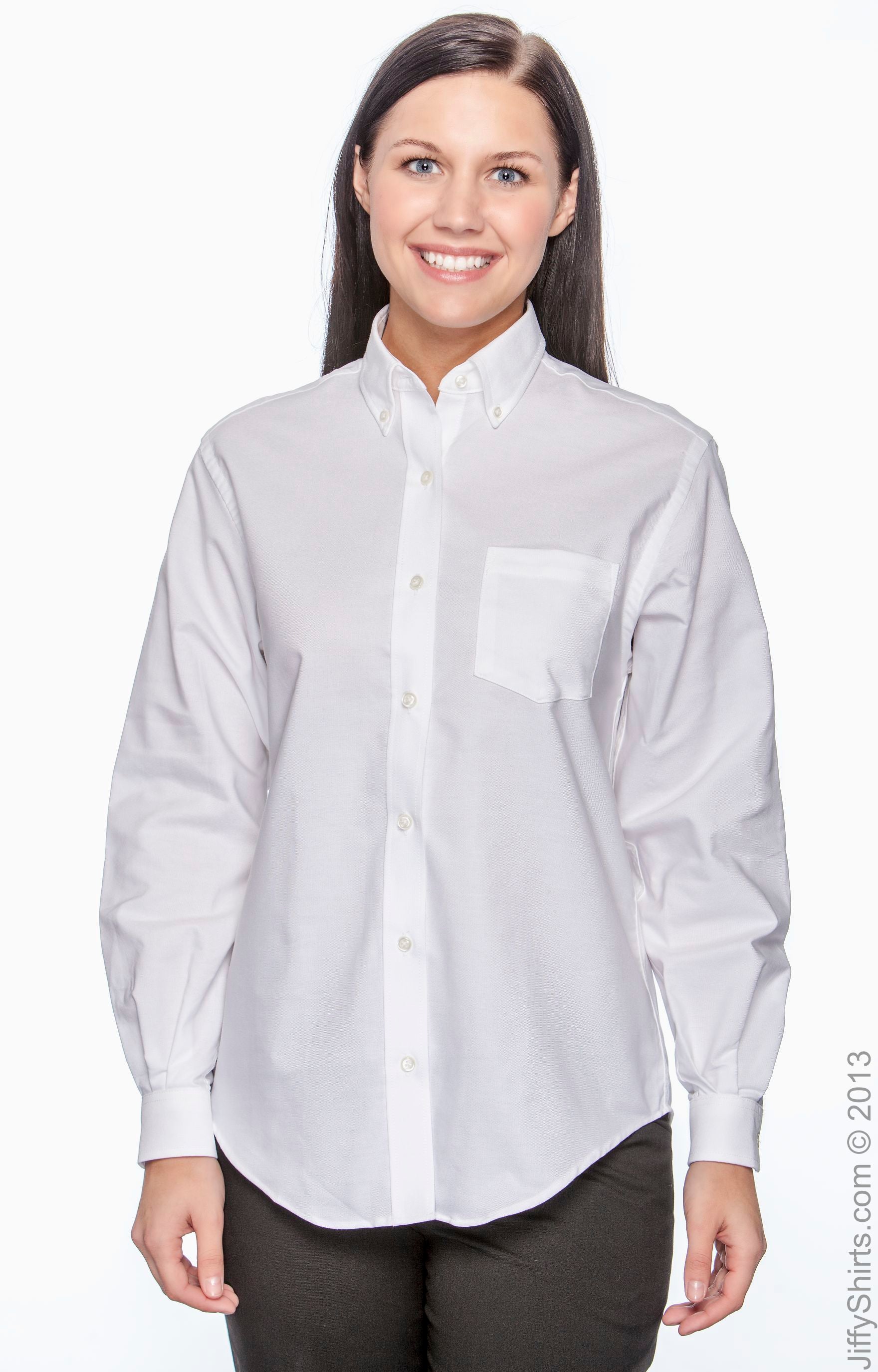 Women's Classic Long-Sleeve Oxford - White
