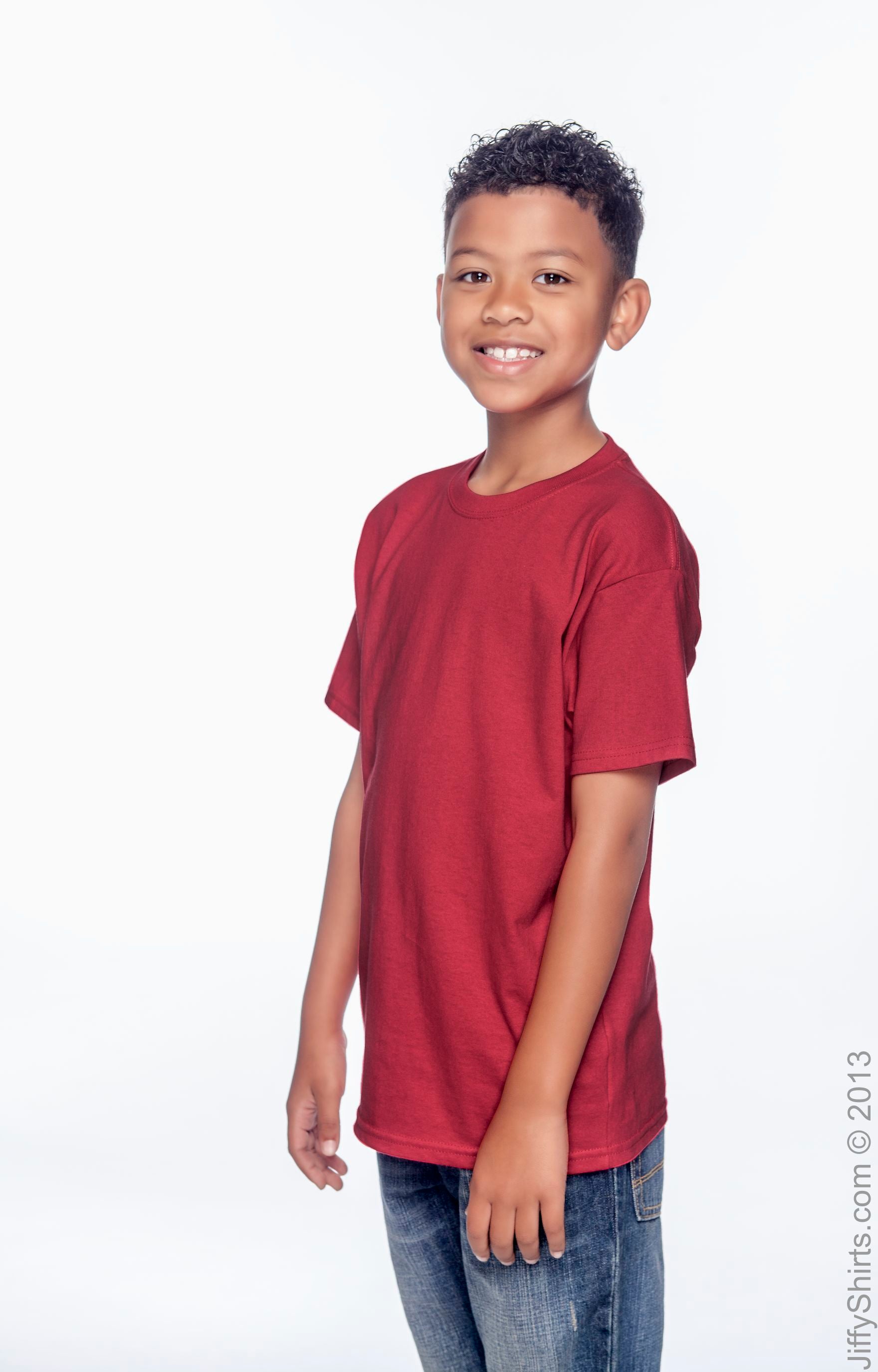 Youth Short Sleeve Essential-T - Deep Red