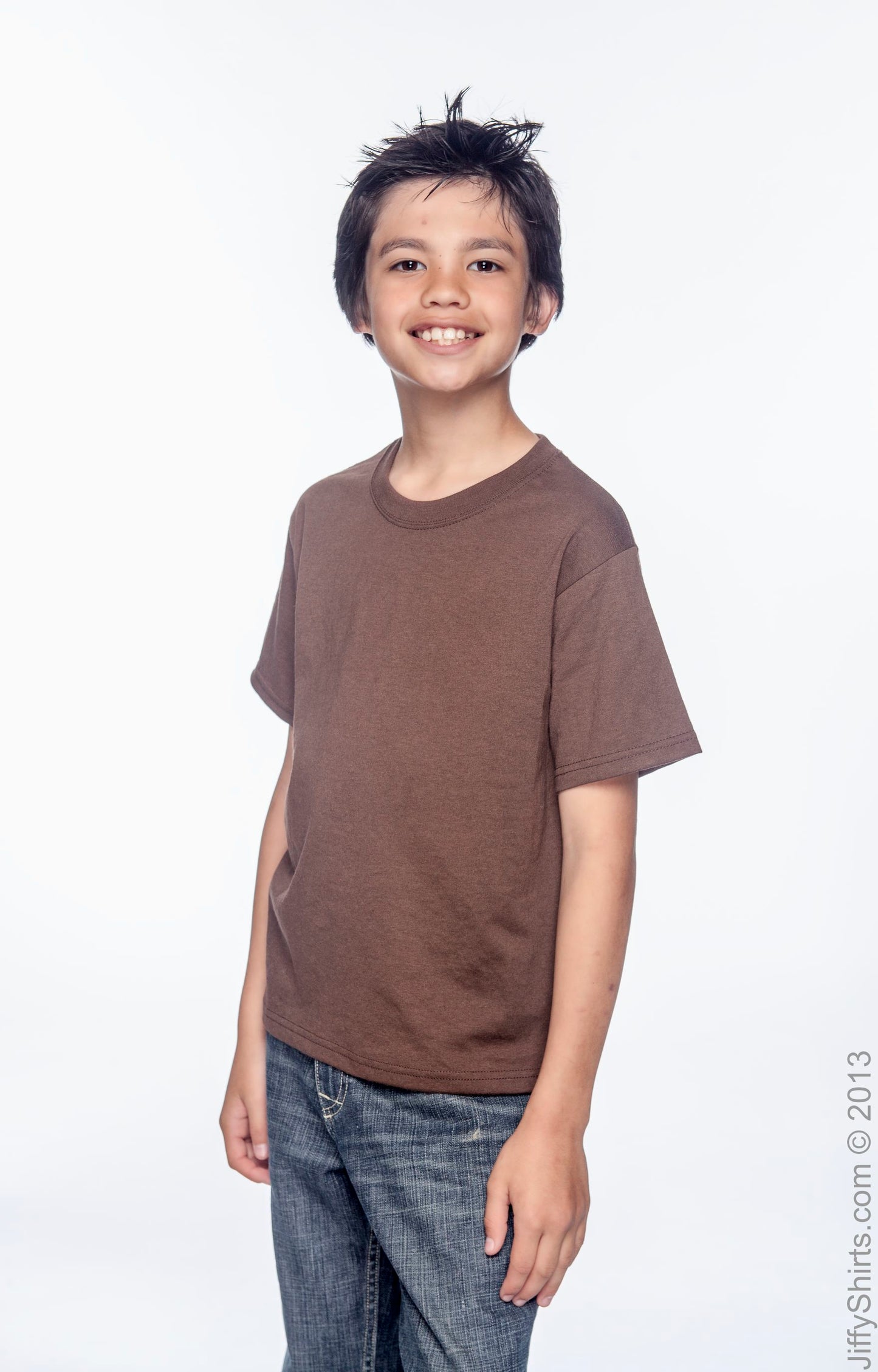Youth DRI-POWER® ACTIVE T-Shirt - Chocolate