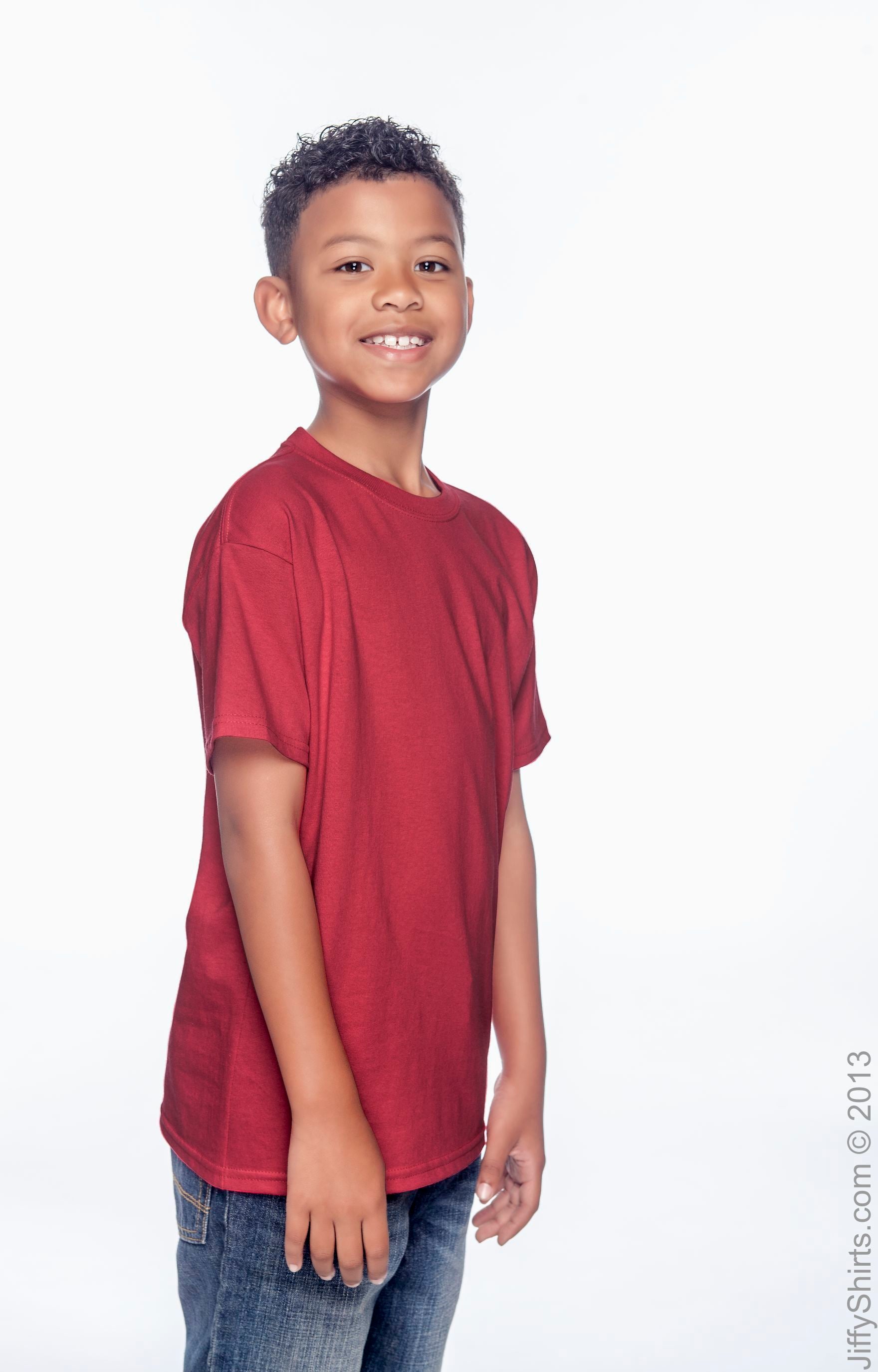 Youth Short Sleeve Essential-T - Deep Red