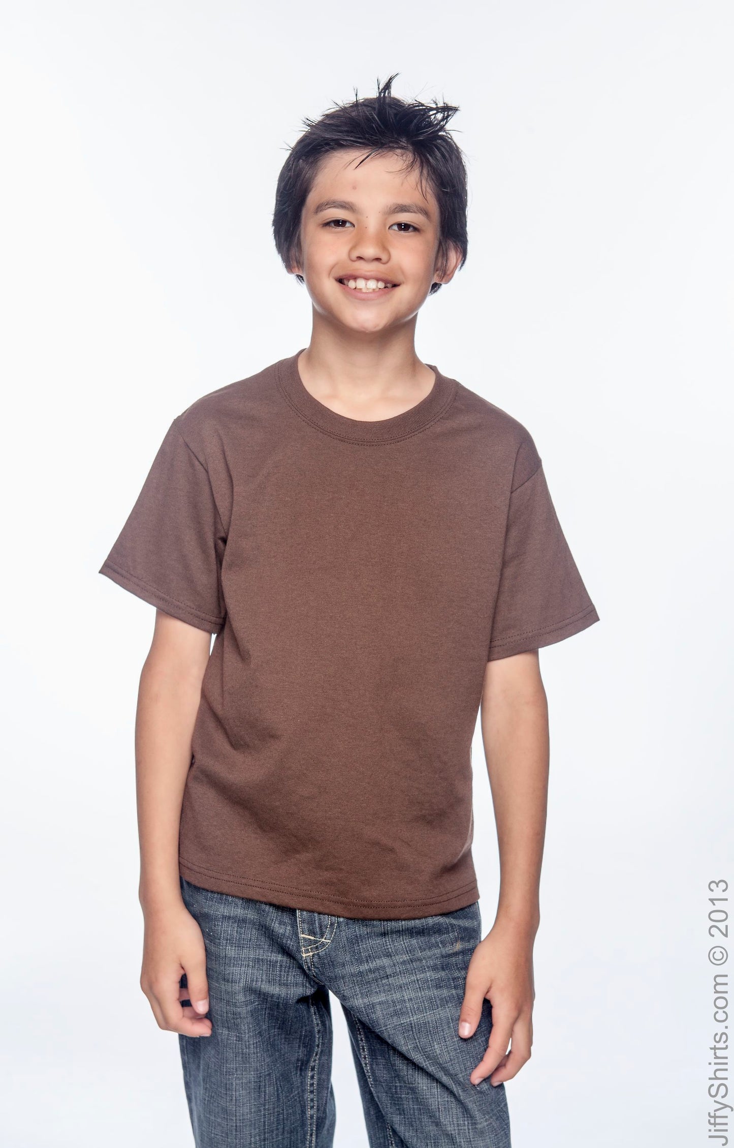 Youth DRI-POWER® ACTIVE T-Shirt - Chocolate