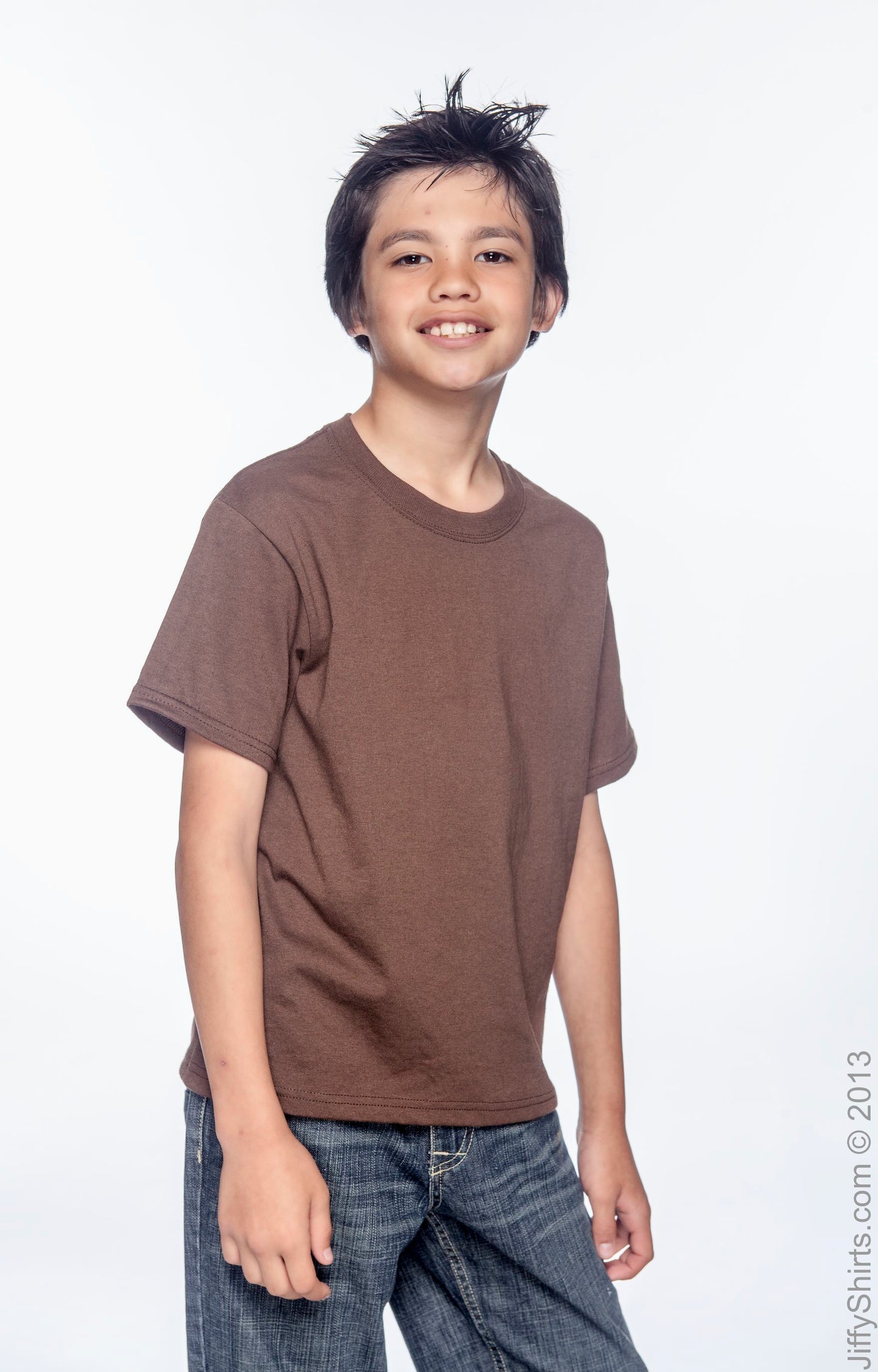 Youth DRI-POWER® ACTIVE T-Shirt - Chocolate