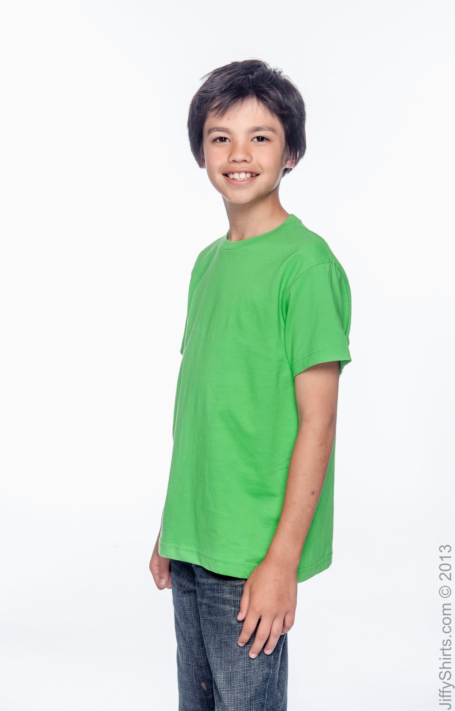 Youth Fine Jersey T-Shirt - Apple