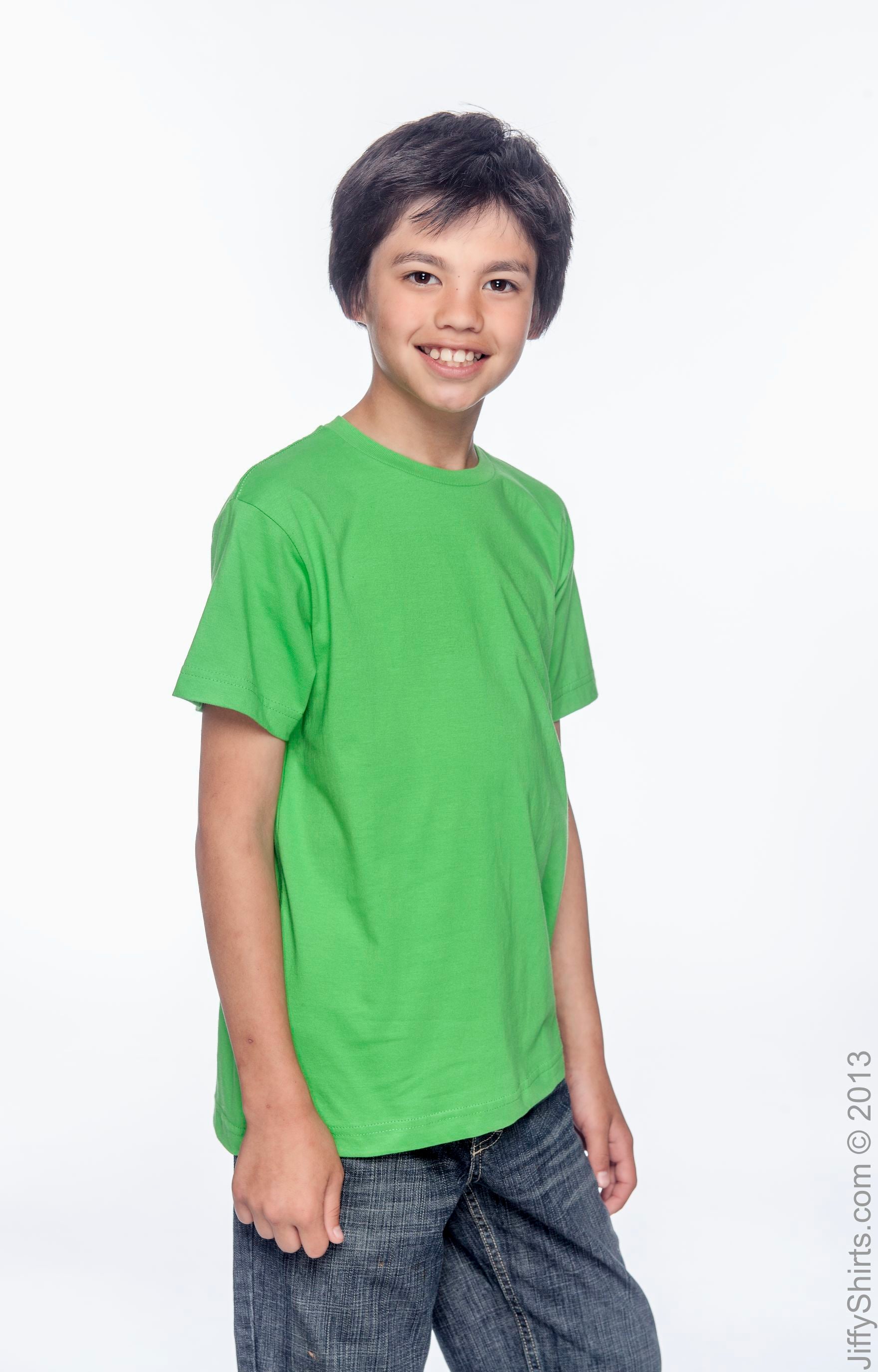 Youth Fine Jersey T-Shirt - Apple