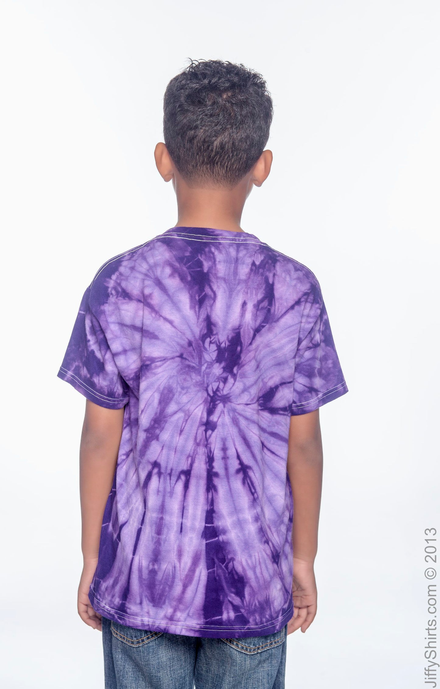 Youth 100% Cotton Spider T-Shirt - Spider Purple