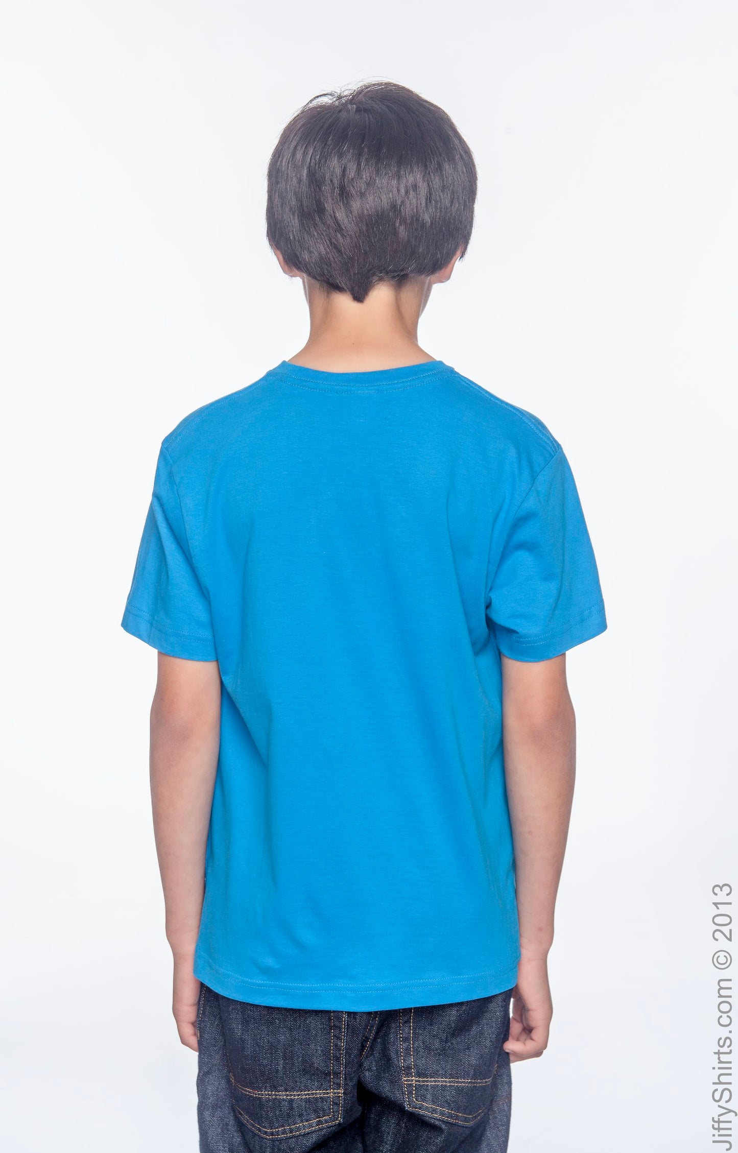 Youth Fine Jersey T-Shirt - Cobalt
