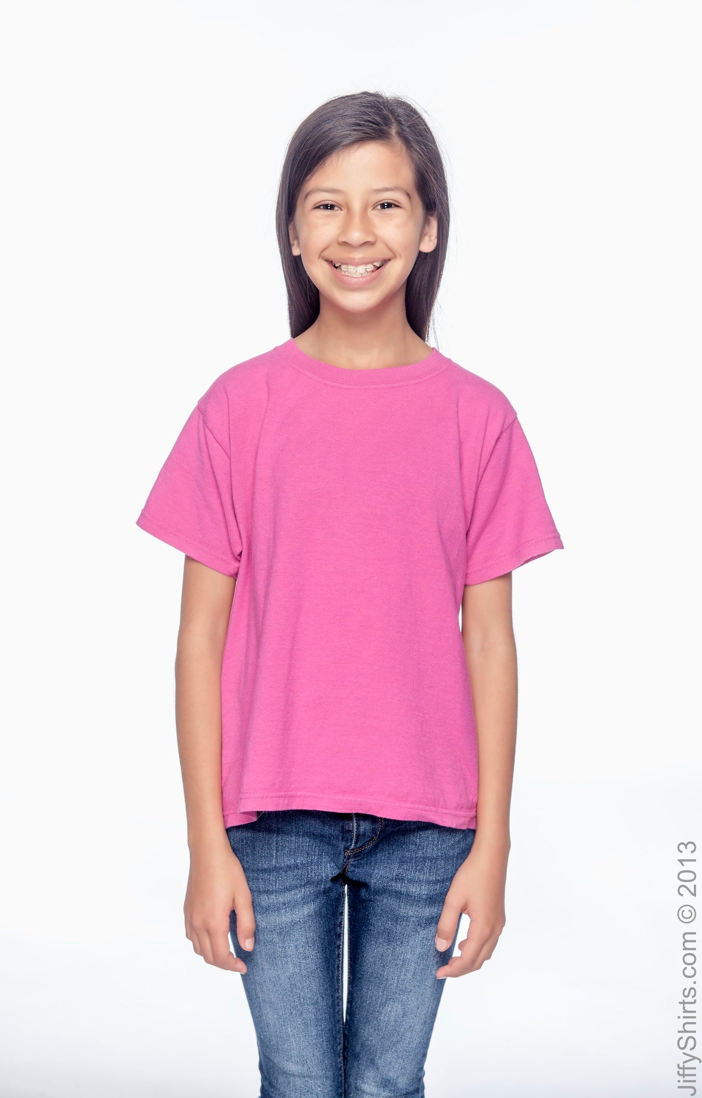 Youth Midweight RS T-Shirt - Raspberry