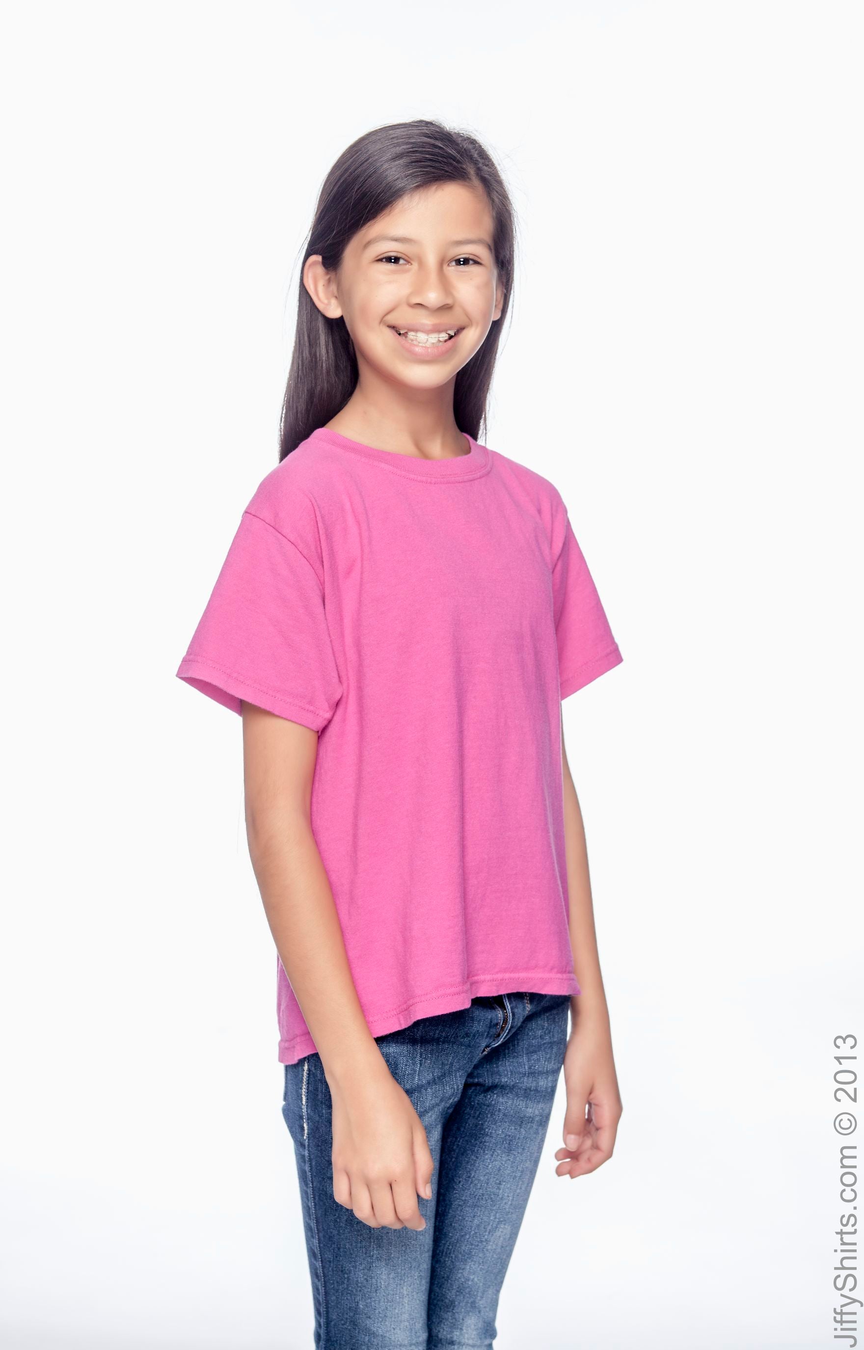 Youth Midweight RS T-Shirt - Raspberry