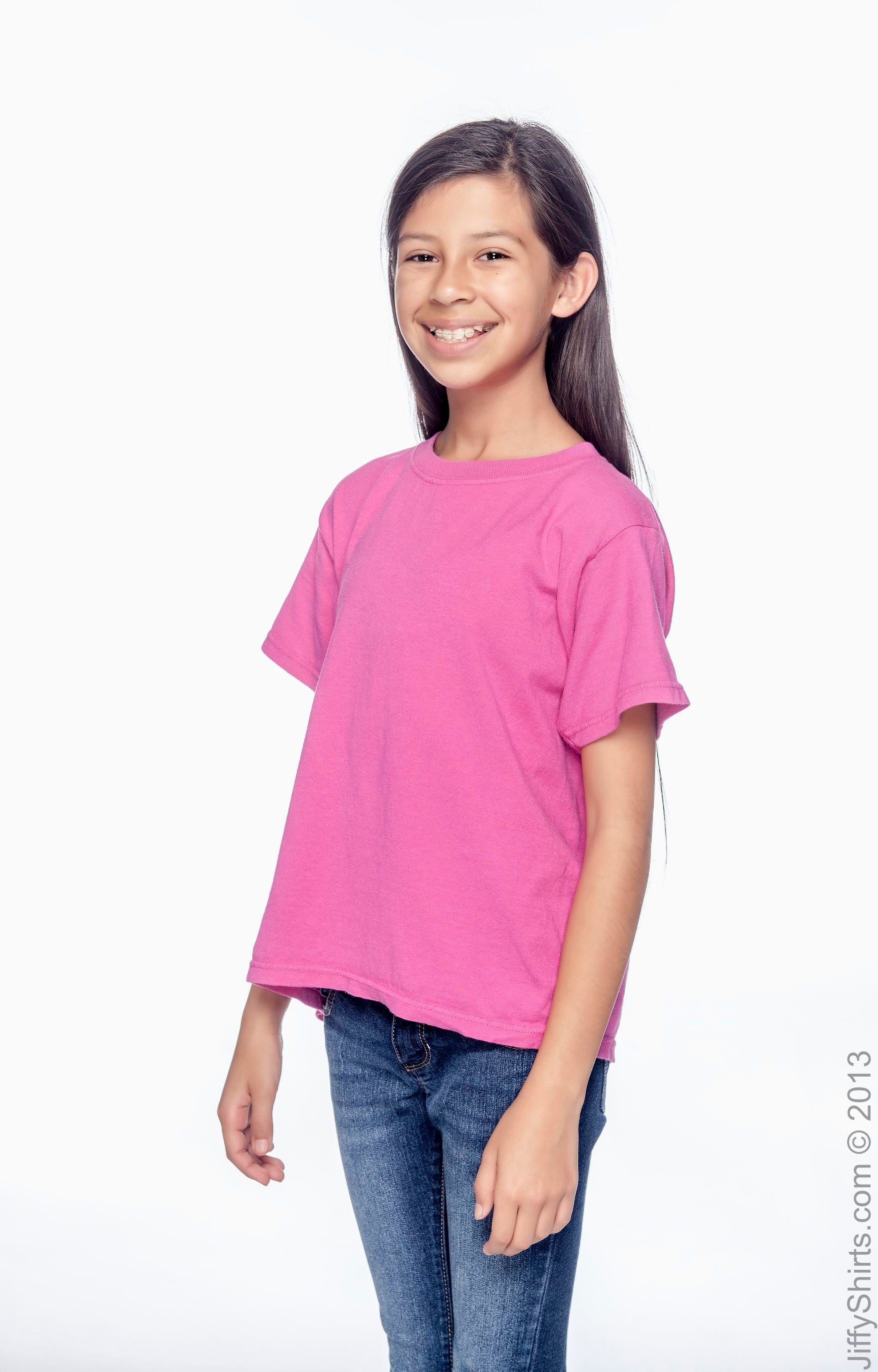Youth Midweight RS T-Shirt - Raspberry
