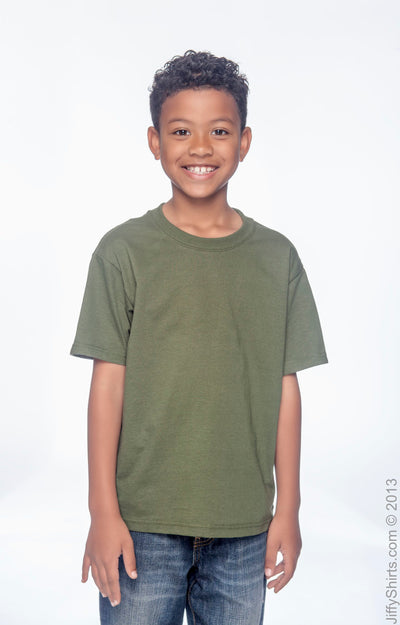 Youth HD Cotton™ T-Shirt - Military Green